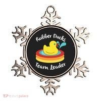 Rubber Ducks Team Leader Water Play Time Ornament thumb 0