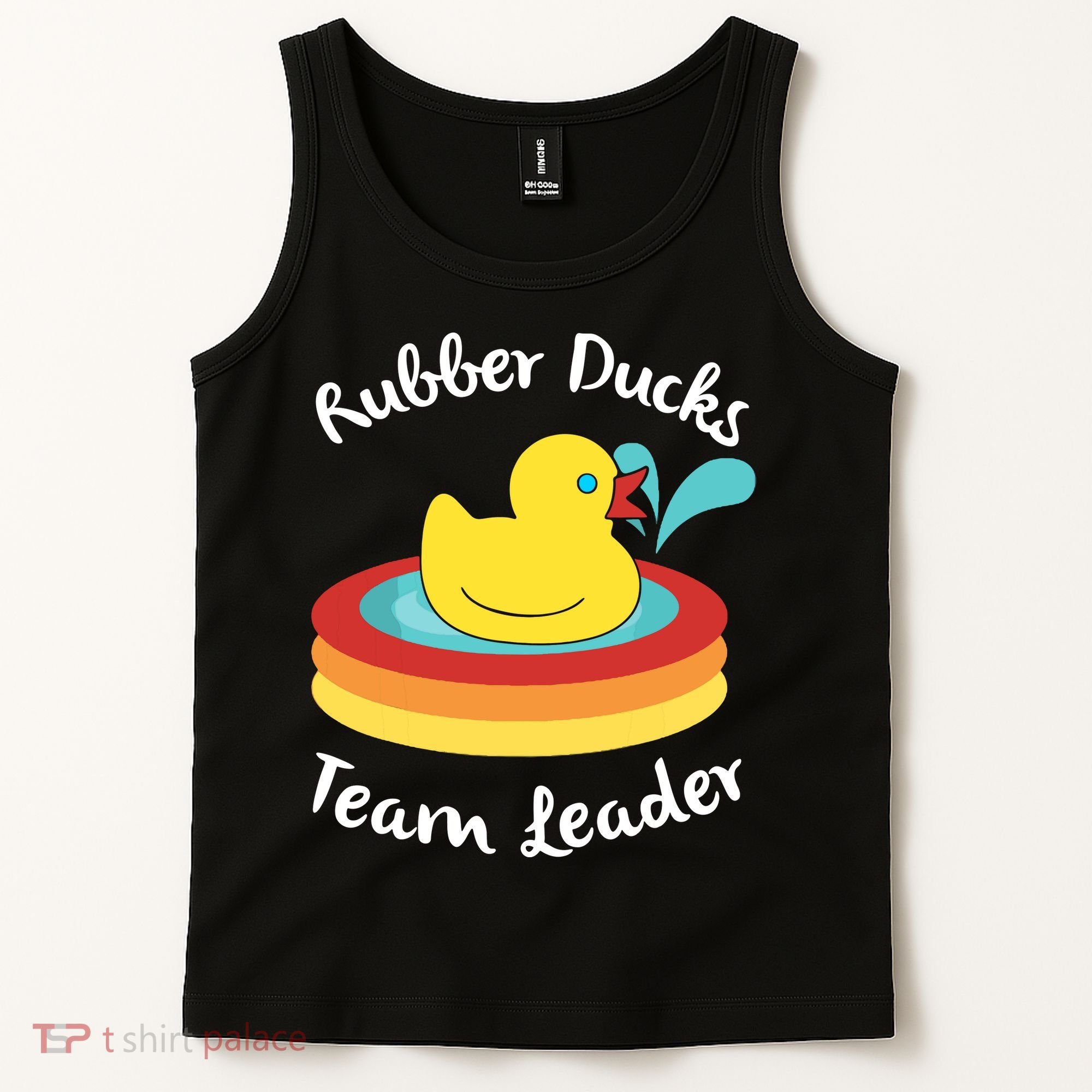 Rubber Ducks Team Leader Water Play Time Tank Top