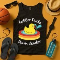 Rubber Ducks Team Leader Water Play Time Tank Top thumb 4