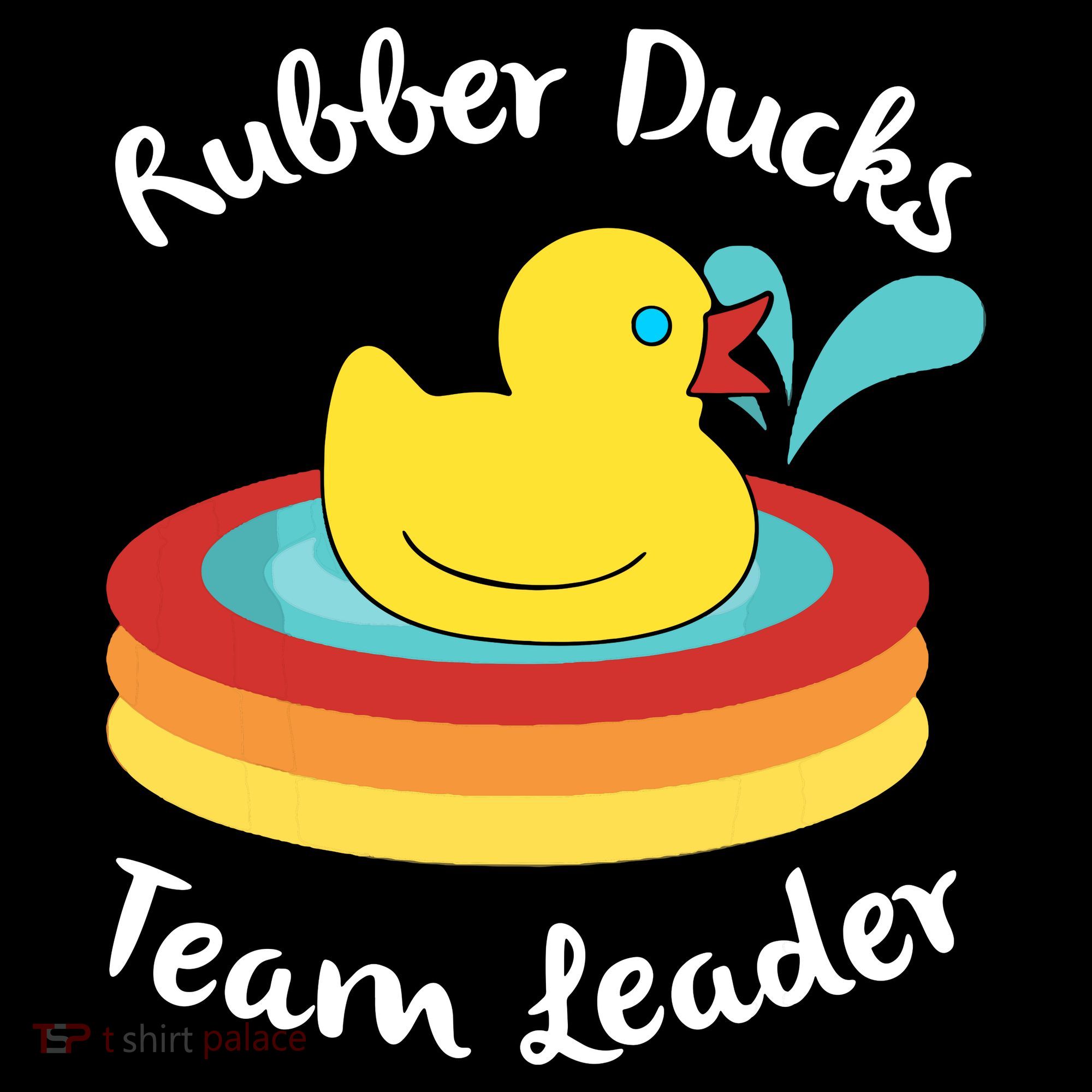 Rubber Ducks Team Leader Water Play Time Tank Top