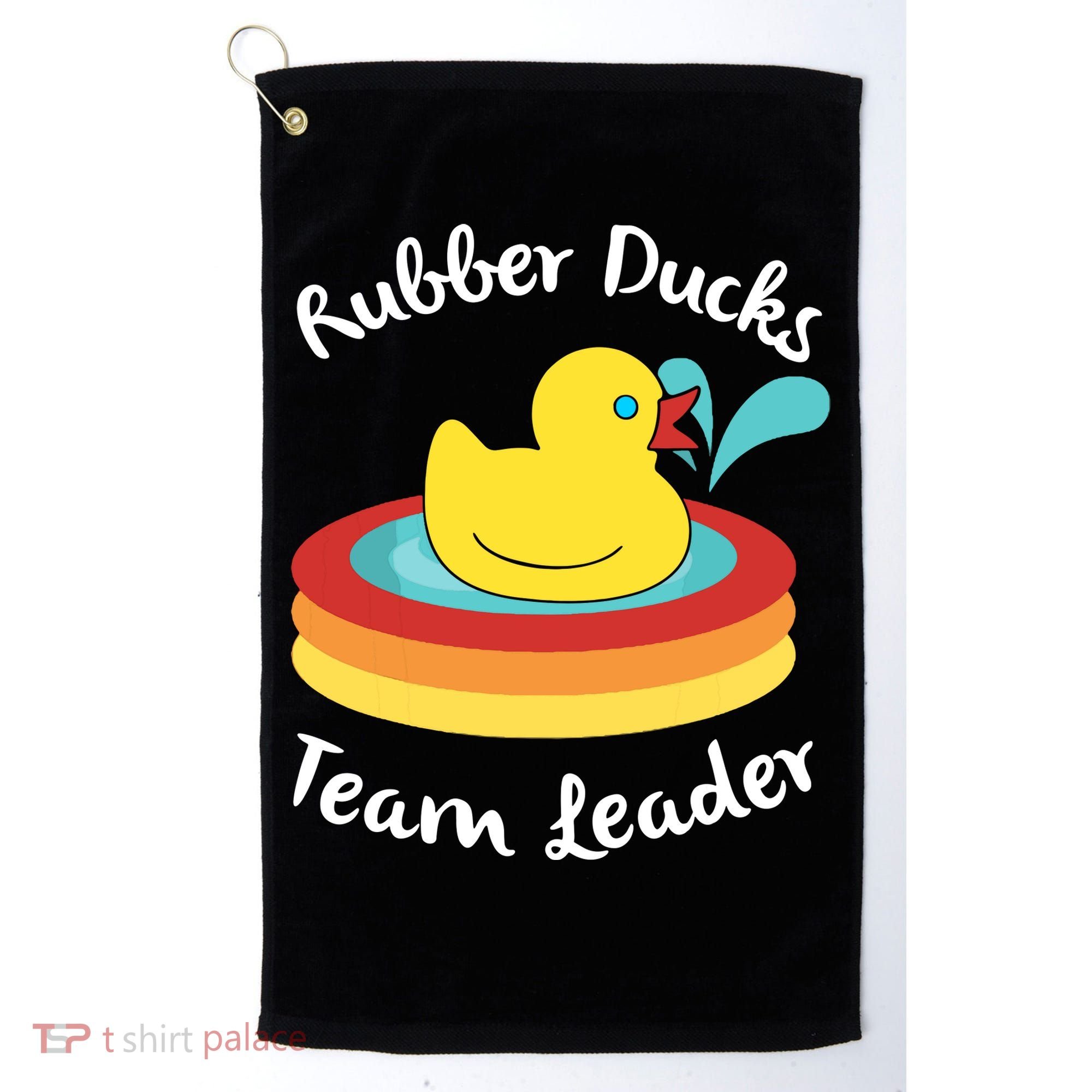 Rubber Ducks Team Leader Water Play Time Golf Towel