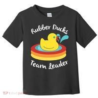 Rubber Ducks Team Leader Water Play Time Toddler T-Shirt thumb 0