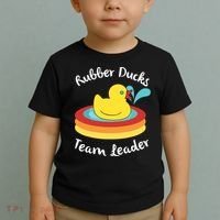 Rubber Ducks Team Leader Water Play Time Toddler T-Shirt thumb 2