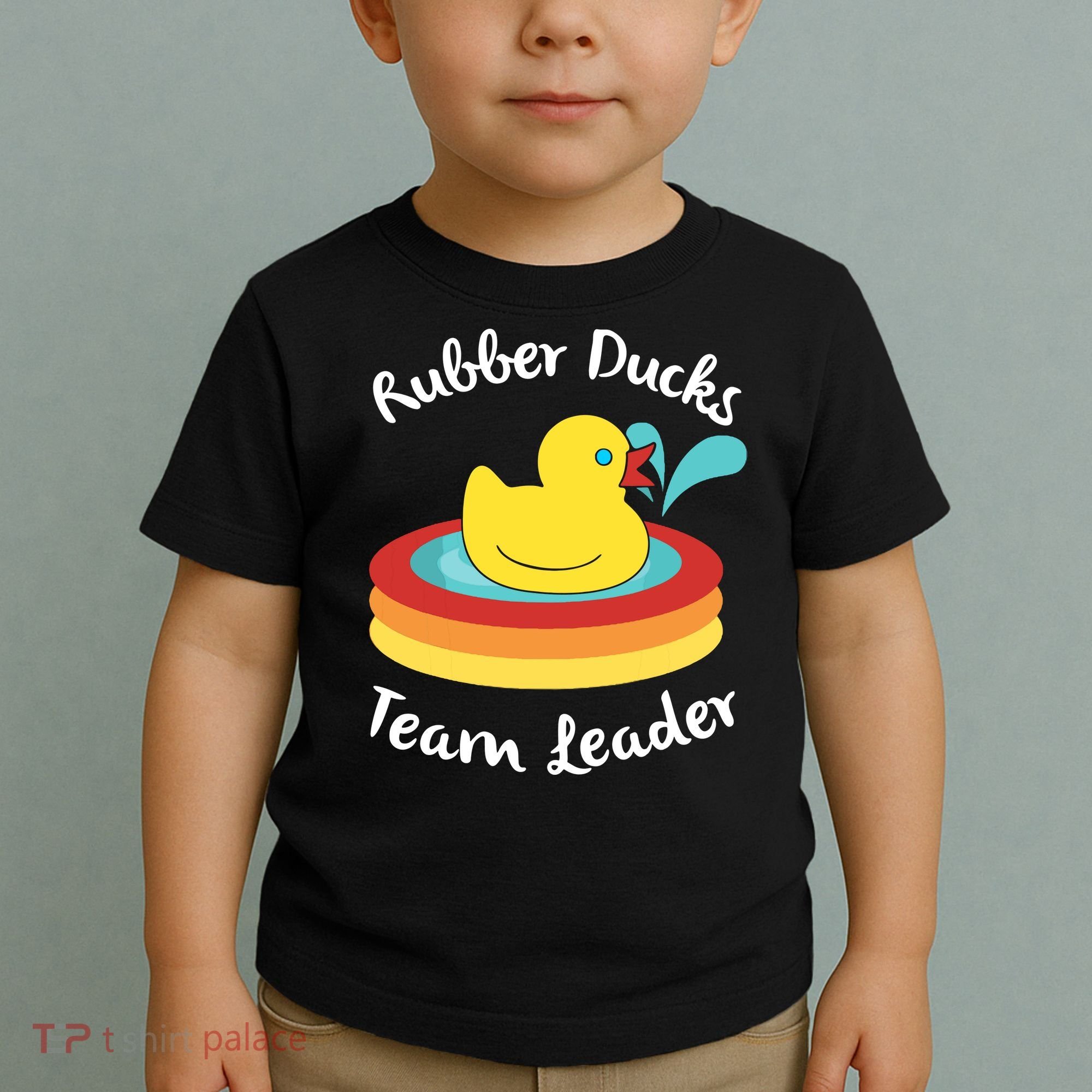 Rubber Ducks Team Leader Water Play Time Toddler T-Shirt