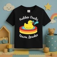 Rubber Ducks Team Leader Water Play Time Toddler T-Shirt thumb 3