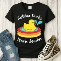 Rubber Ducks Team Leader Water Play Time Women's T-Shirt thumb 3