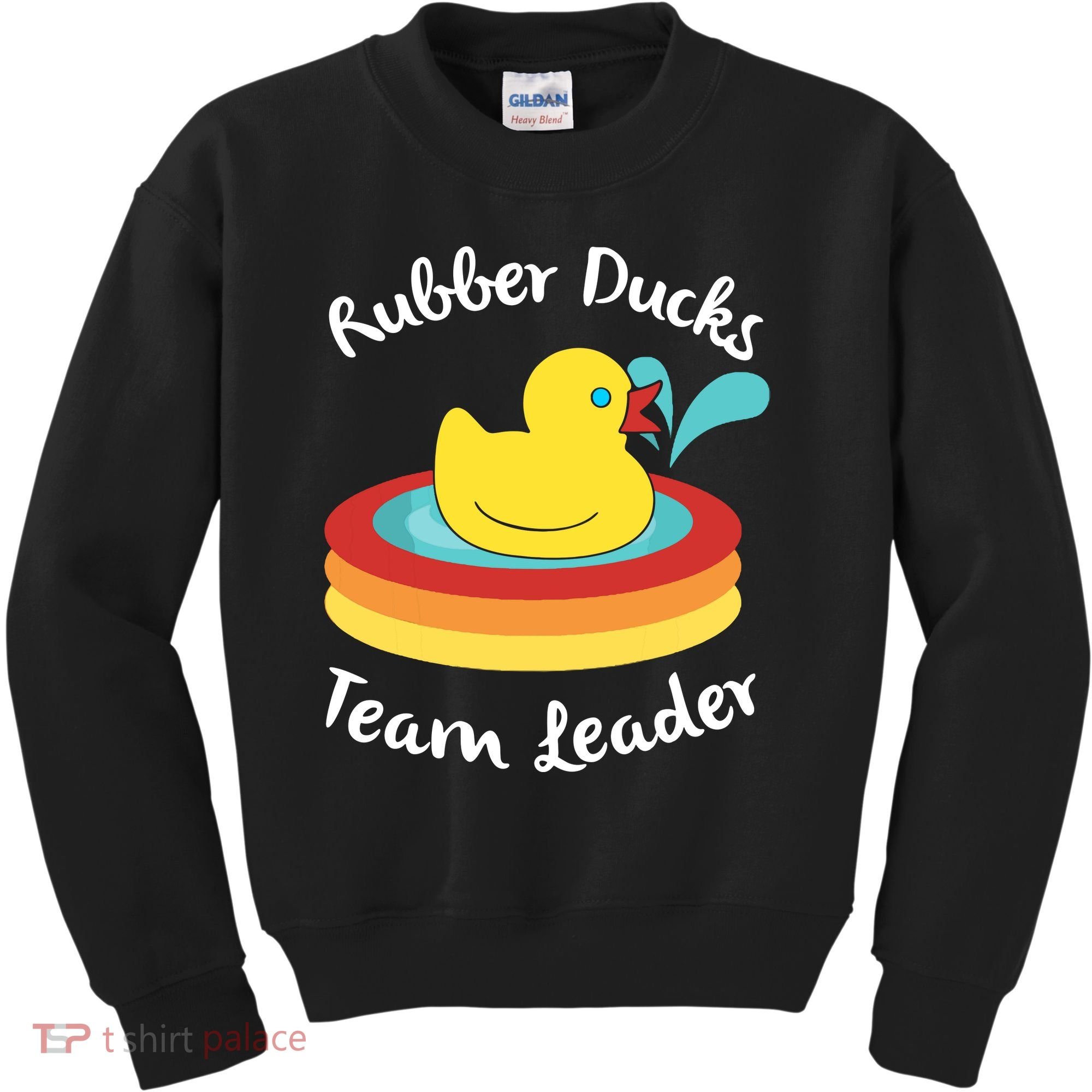 Rubber Ducks Team Leader Water Play Time Kids Sweatshirt