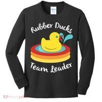 Rubber Ducks Team Leader Water Play Time Kids Long Sleeve Shirt thumb 0