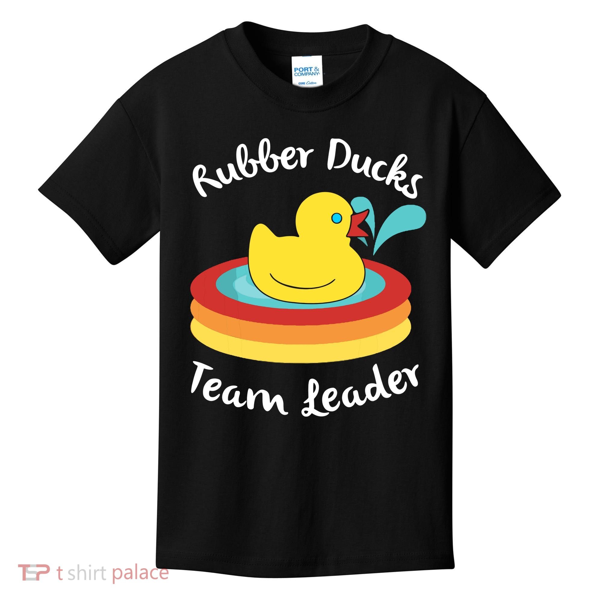 Rubber Ducks Team Leader Water Play Time Kids T-Shirt