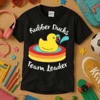Rubber Ducks Team Leader Water Play Time Kids T-Shirt thumb 3