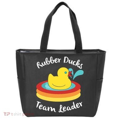 Rubber Ducks Team Leader Water Play Time Tote Bag