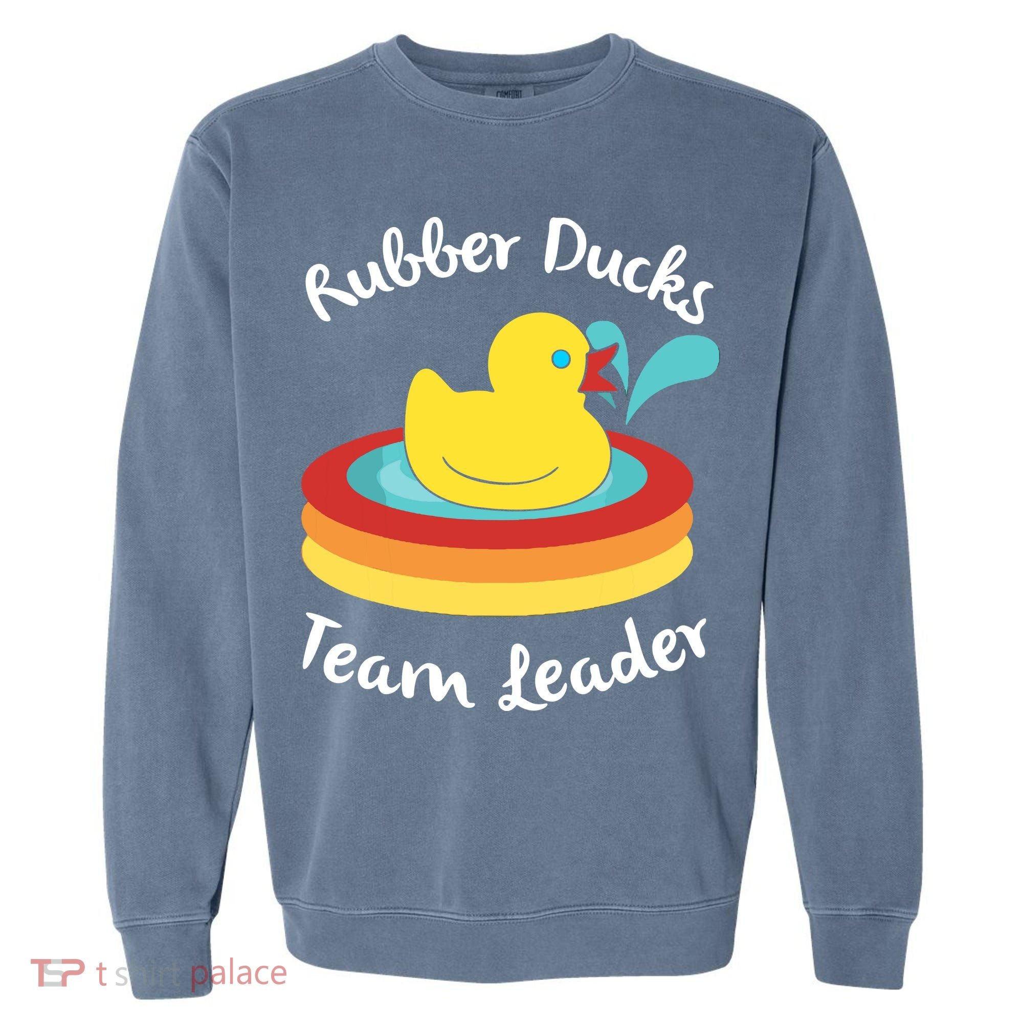 Rubber Ducks Team Leader Water Play Time Garment-Dyed Sweatshirt