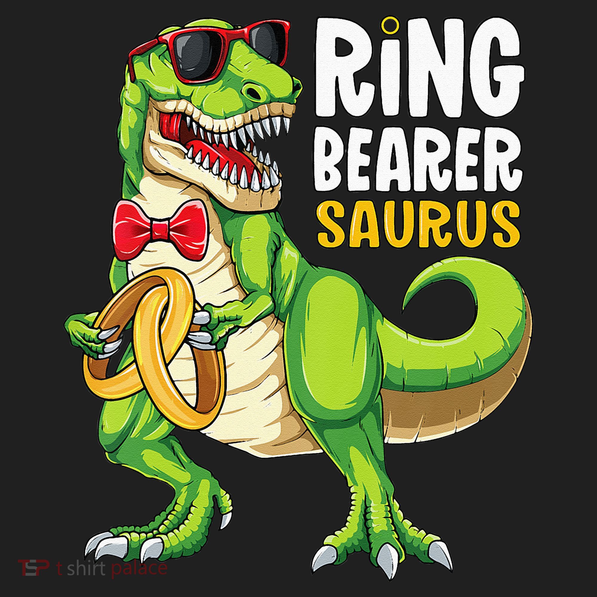 Ring Dude T Rex Wedding Party Ring Bearer Saurus Women's Sweatshirt