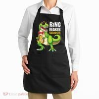 Ring Dude T Rex Wedding Party Ring Bearer Saurus Apron thumb 2