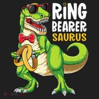 Ring Dude T Rex Wedding Party Ring Bearer Saurus Beanie thumb 2