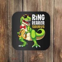 Ring Dude T Rex Wedding Party Ring Bearer Saurus Coaster thumb 0