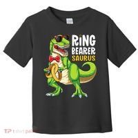 Ring Dude T Rex Wedding Party Ring Bearer Saurus Toddler T-Shirt thumb 0