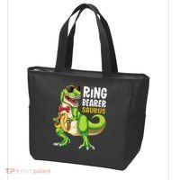 Ring Dude T Rex Wedding Party Ring Bearer Saurus Tote Bag thumb 3