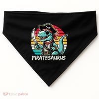 Retro Dinosaur T Rex Pirate Costume Piratesaurus USA-Made Doggie Bandana thumb 0