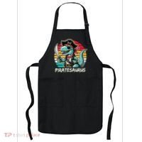 Retro Dinosaur T Rex Pirate Costume Piratesaurus Apron thumb 0