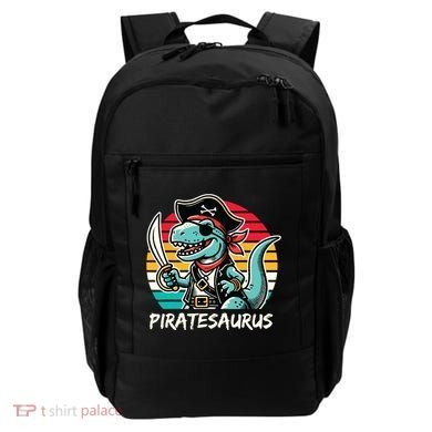 Retro Dinosaur T Rex Pirate Costume Piratesaurus Backpack