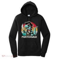 Retro Dinosaur T Rex Pirate Costume Piratesaurus Women's Hoodie thumb 0
