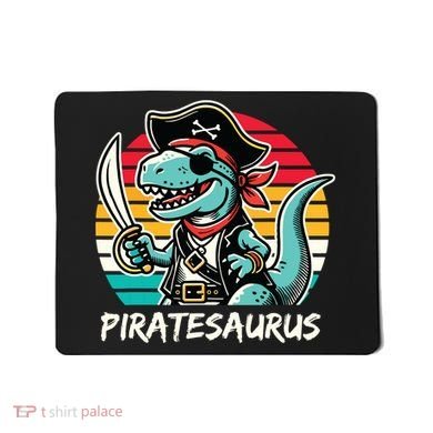 Retro Dinosaur T Rex Pirate Costume Piratesaurus Mousepad