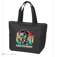 Retro Dinosaur T Rex Pirate Costume Piratesaurus Tote Bag thumb 3