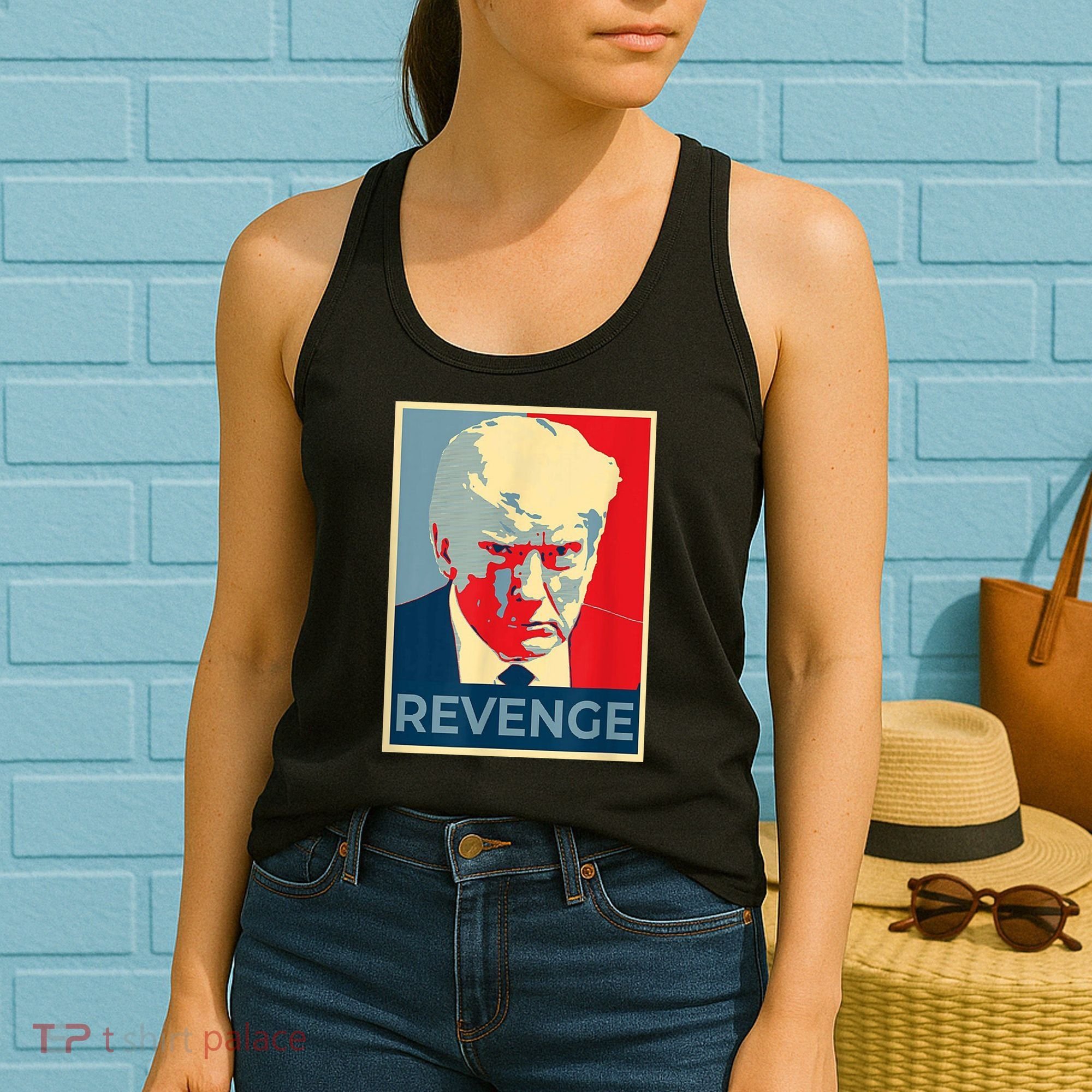 Revenge Donald Trump Retro Women's Tank Top