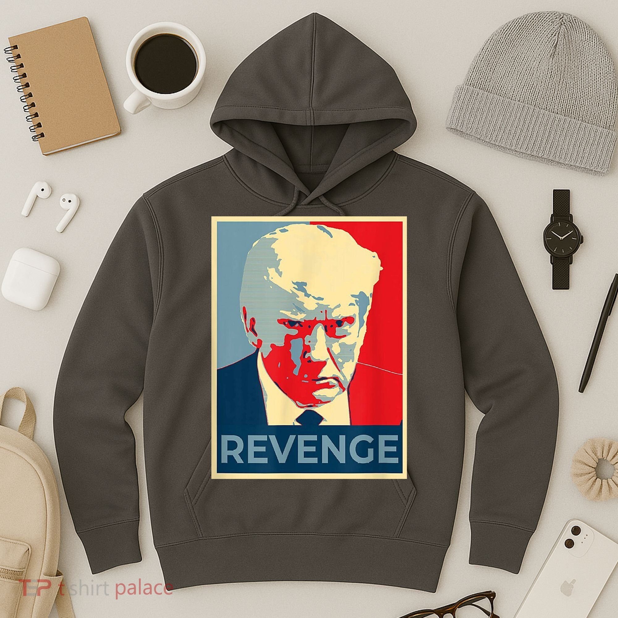 Revenge Donald Trump Retro Hoodie