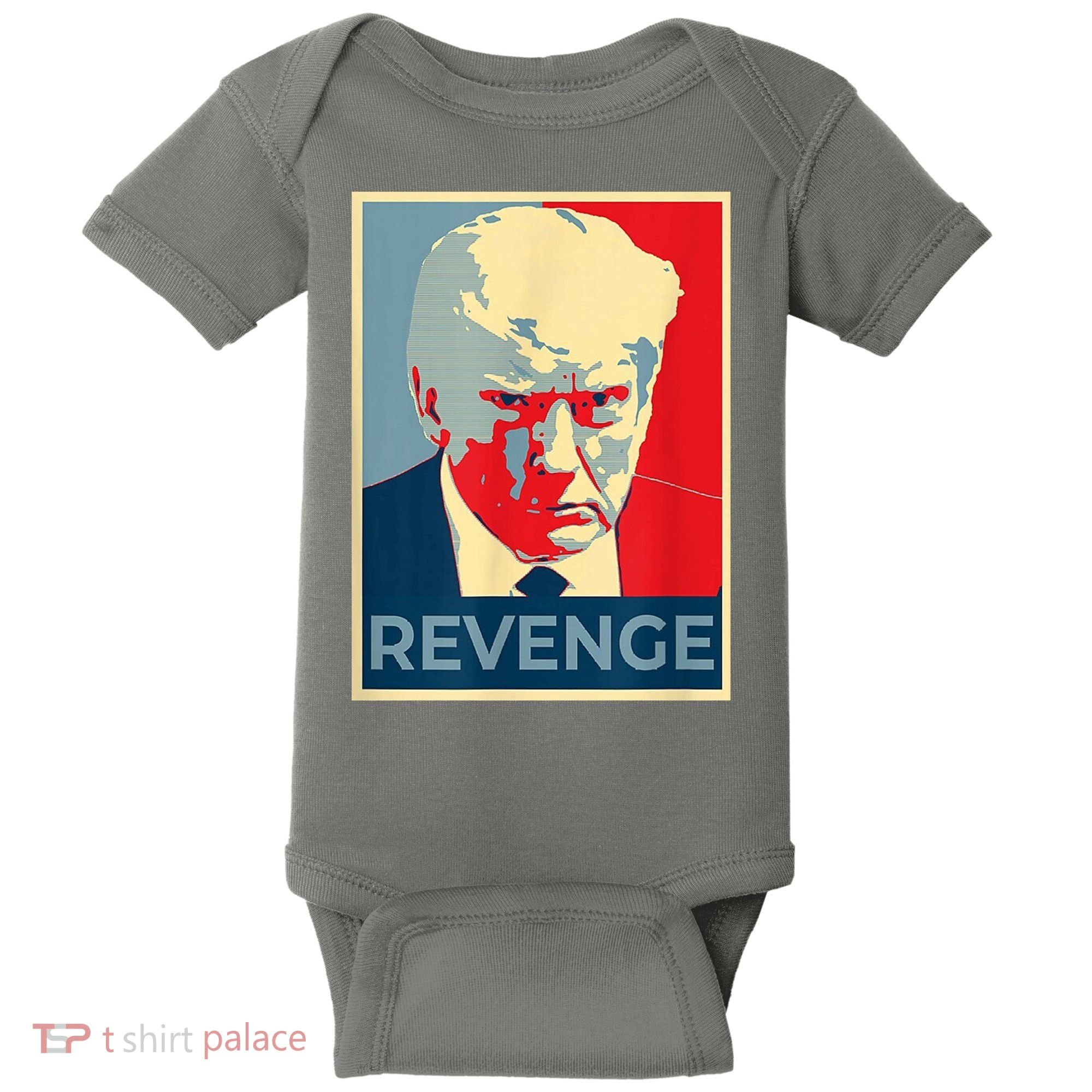 Revenge Donald Trump Retro Baby Bodysuit