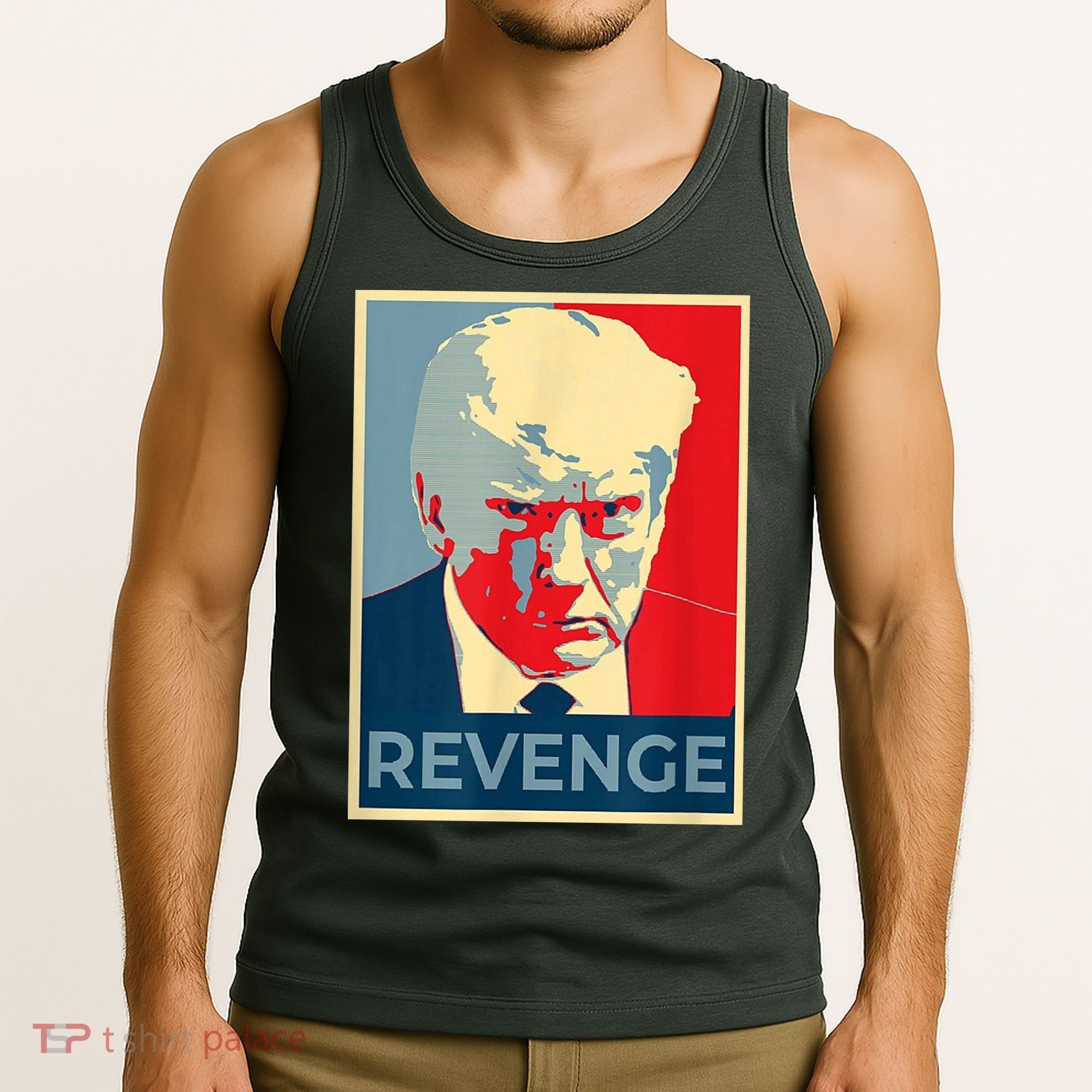 Revenge Donald Trump Retro Tank Top