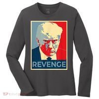 Revenge Donald Trump Retro Women's Long Sleeve Shirt thumb 0