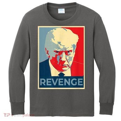 Revenge Donald Trump Retro Kids Long Sleeve Shirt