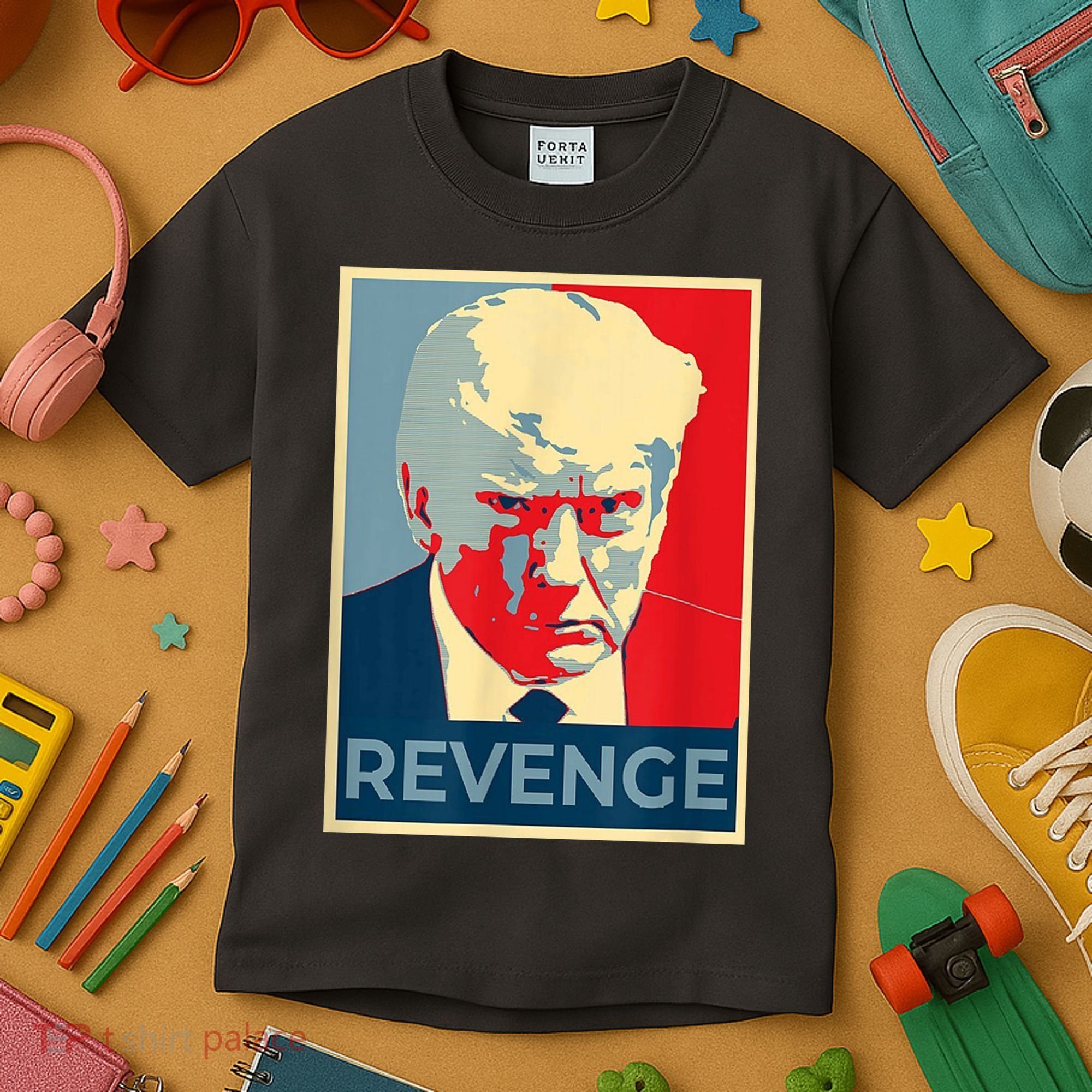 Revenge Donald Trump Retro Kids T-Shirt