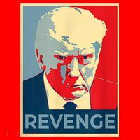 Revenge Donald Trump Retro Santa Hat thumb 1