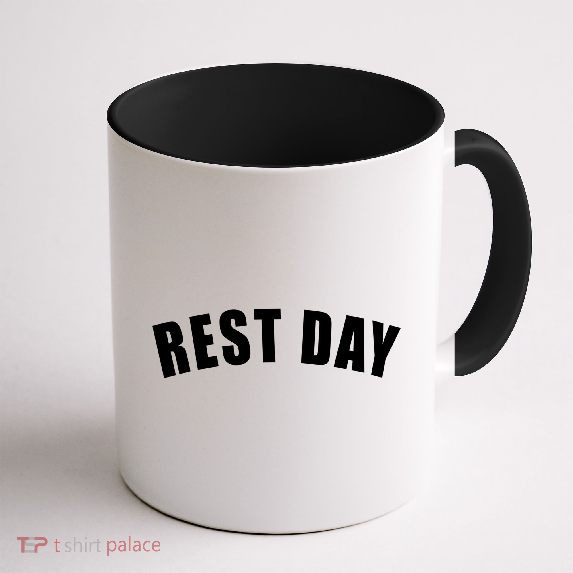 Rest Day Triathlon Sport Swim Bike Running Training Gift Coffee Mug