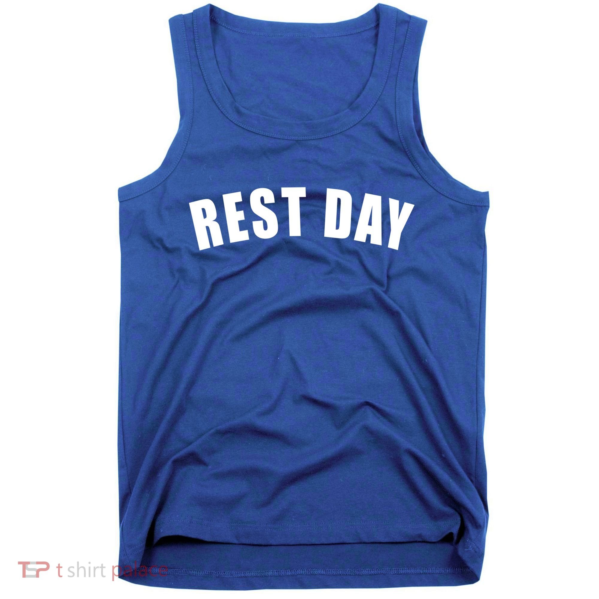 Rest Day Triathlon Sport Swim Bike Running Training Gift Tank Top