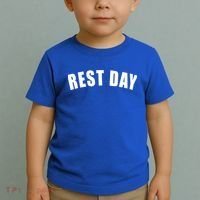 Rest Day Triathlon Sport Swim Bike Running Training Gift Toddler T-Shirt thumb 2