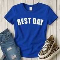 Rest Day Triathlon Sport Swim Bike Running Training Gift Women's T-Shirt thumb 3