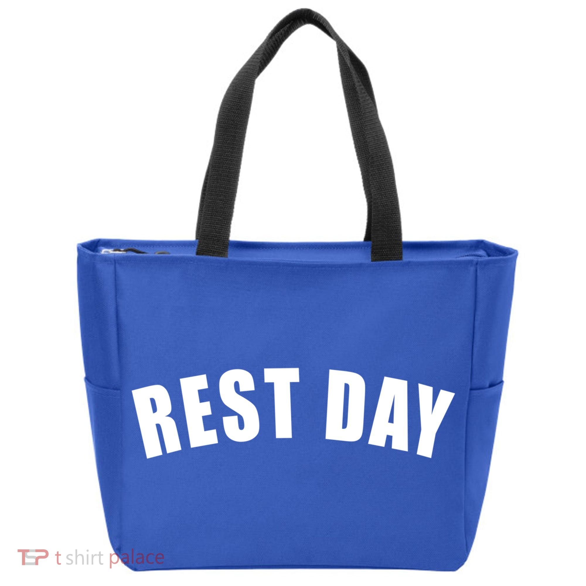 Rest Day Triathlon Sport Swim Bike Running Training Gift Tote Bag