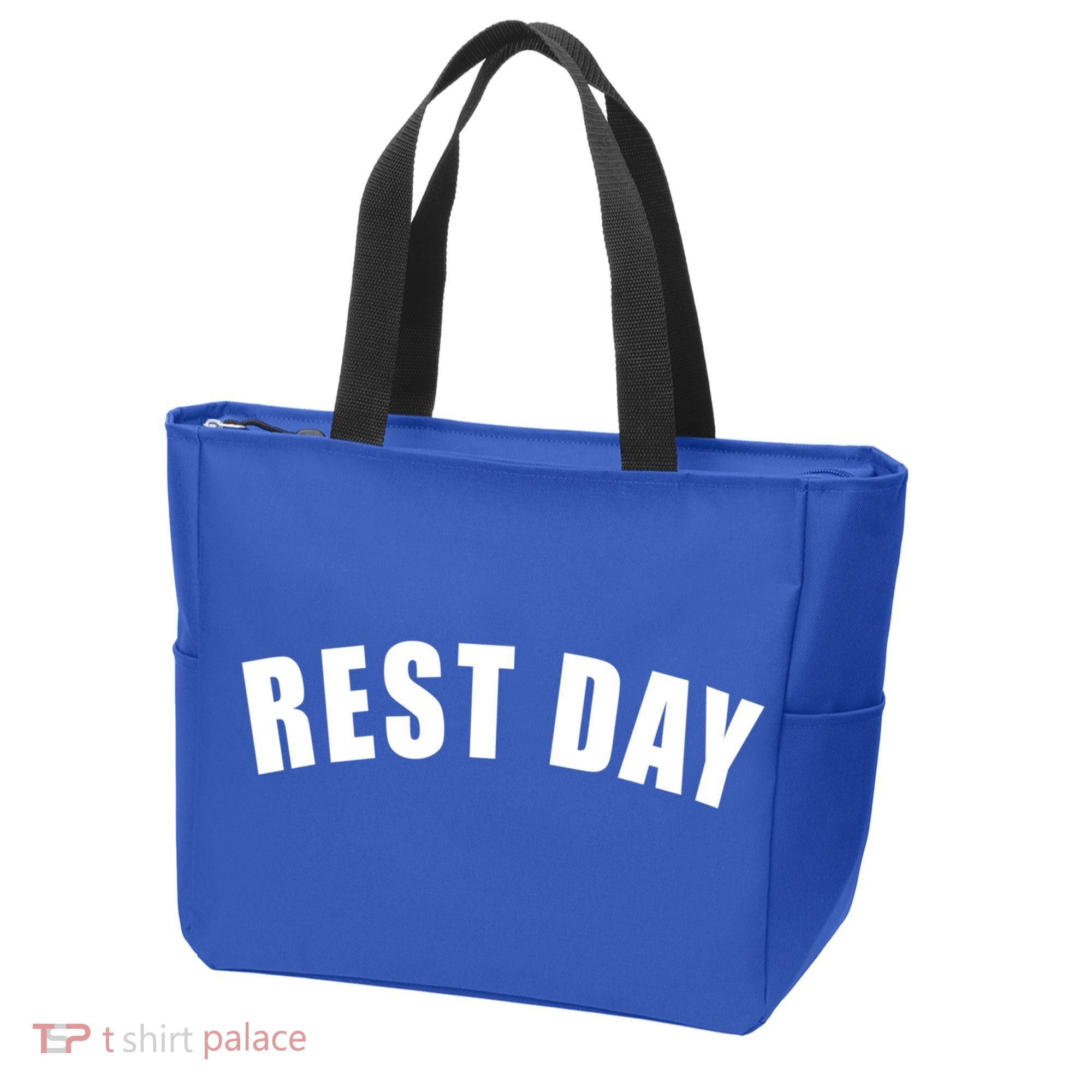 Rest Day Triathlon Sport Swim Bike Running Training Gift Tote Bag