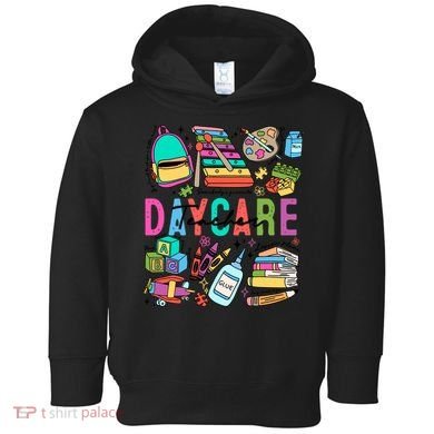 Retro Daycare Teacher Somebody Favorite Toddler Hoodie