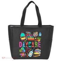 Retro Daycare Teacher Somebody Favorite Tote Bag thumb 0
