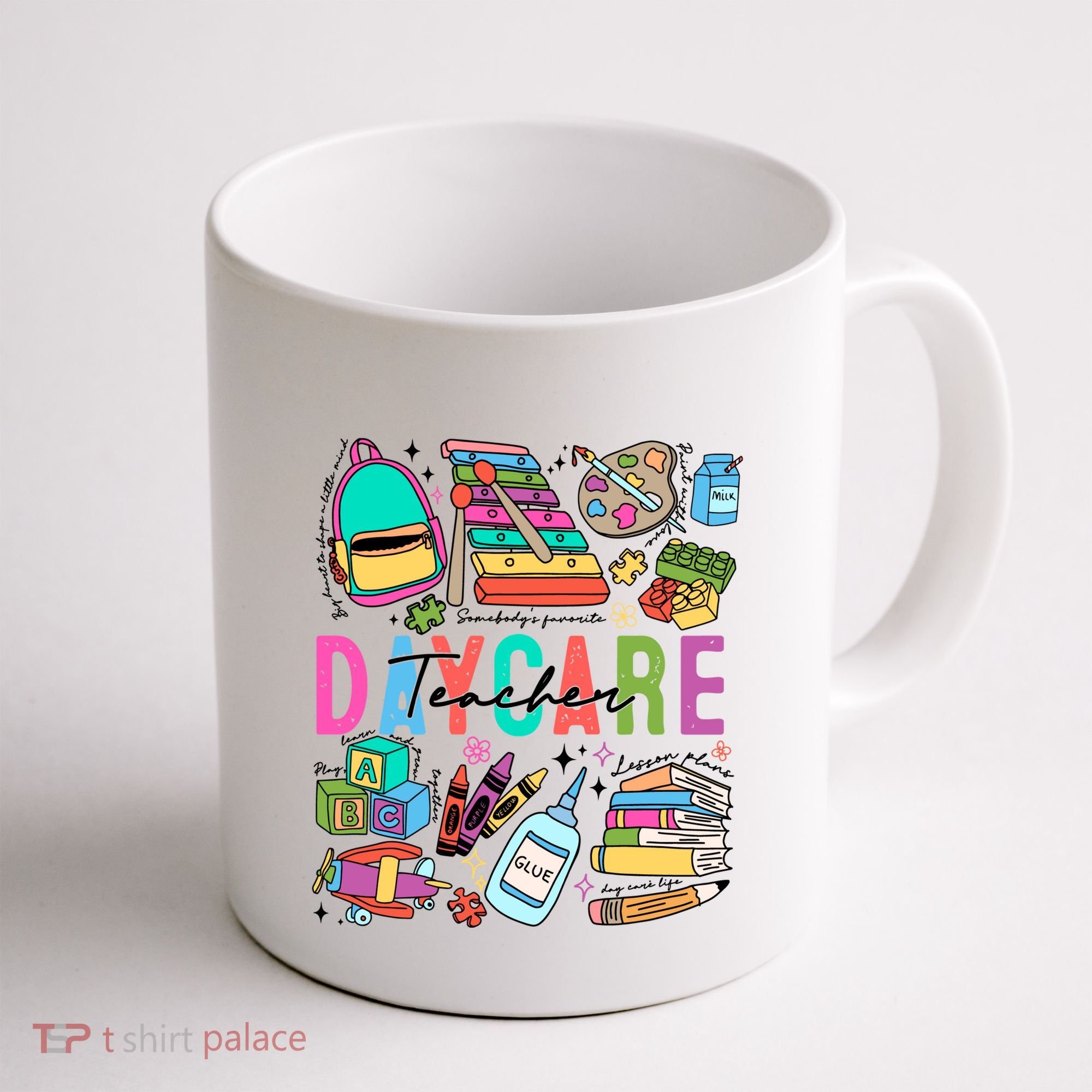 Retro Daycare Teacher Somebody Favorite Coffee Mug