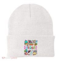 Retro Daycare Teacher Somebody Favorite Beanie thumb 0