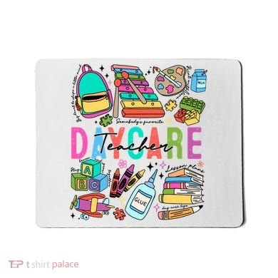 Retro Daycare Teacher Somebody Favorite Mousepad