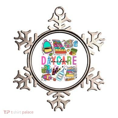 Retro Daycare Teacher Somebody Favorite Ornament