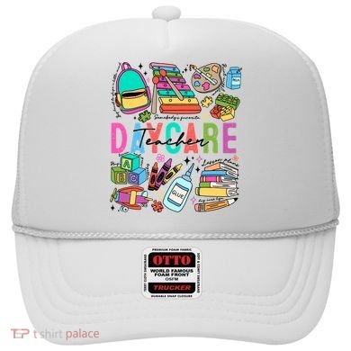 Retro Daycare Teacher Somebody Favorite Hat