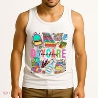 Retro Daycare Teacher Somebody Favorite Tank Top thumb 3